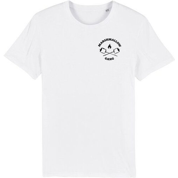 Marshmallow Gang - Brust Motiv - päfjes Fair Wear Männer T-Shirt - White