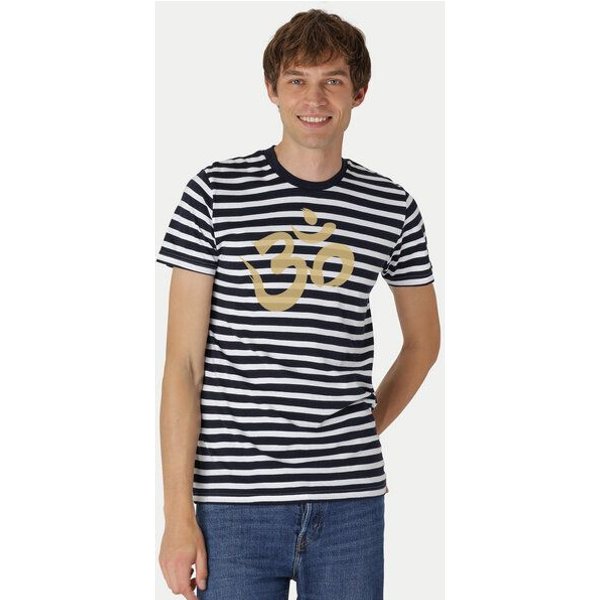 Peaces.bio - handbedruckte Biomode Fit T-Shirt "Om" Herren