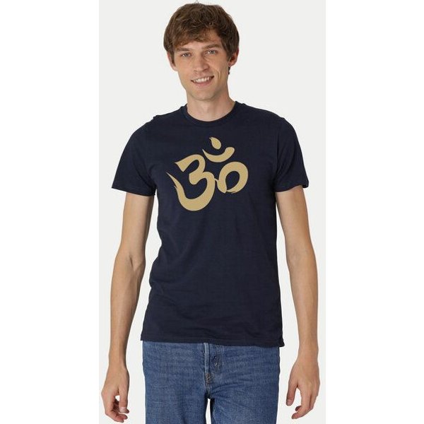 Peaces.bio - handbedruckte Biomode Fit T-Shirt "Om" Herren