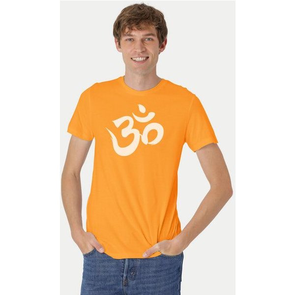 Peaces.bio - handbedruckte Biomode Fit T-Shirt "Om" Herren