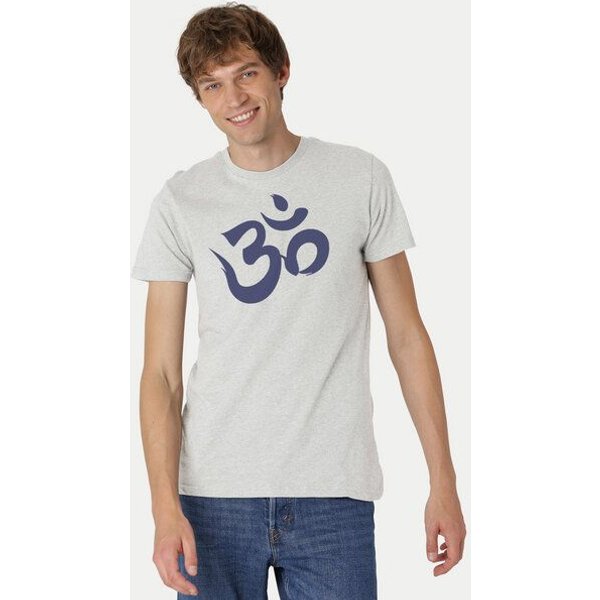 Peaces.bio - handbedruckte Biomode Fit T-Shirt "Om" Herren
