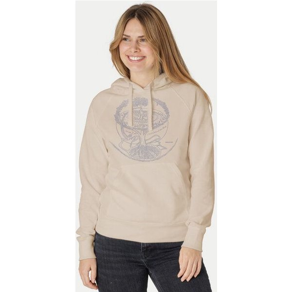 Peaces.bio - handbedruckte Biomode Bio-Damen-Kapuzensweater Weltenesche