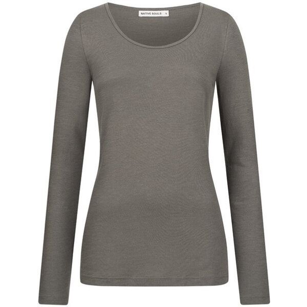 NATIVE SOULS Slub Longsleeve Basic Damen
