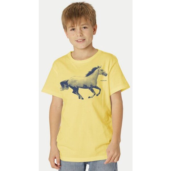 Peaces.bio - handbedruckte Biomode Bio-Kinder T-Shirt Horsepower