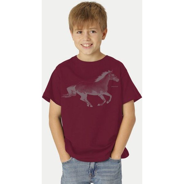 Peaces.bio - handbedruckte Biomode Bio-Kinder T-Shirt Horsepower