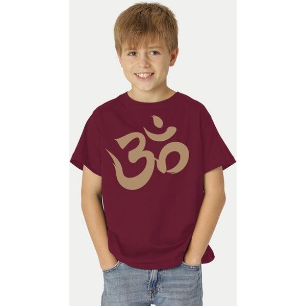 Peaces.bio - handbedruckte Biomode Bio-Kinder T-Shirt Om