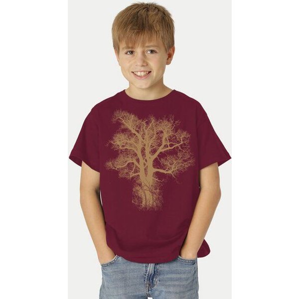 Peaces.bio - handbedruckte Biomode Bio-Kinder T-Shirt Chestnut