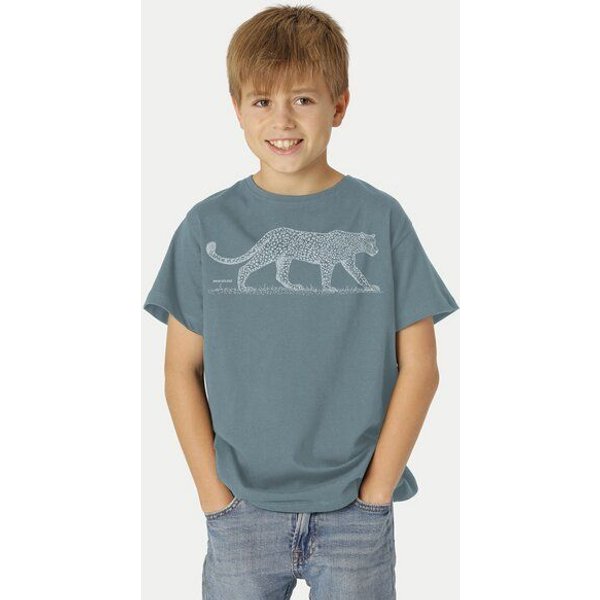 Peaces.bio - handbedruckte Biomode Bio-Kinder T-Shirt Leopard