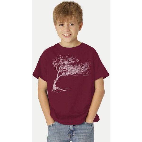 Peaces.bio - handbedruckte Biomode Bio-Kinder T-Shirt Windy Tree