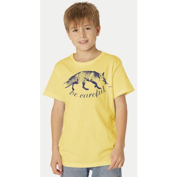 Peaces.bio - handbedruckte Biomode Bio-Kinder T-Shirt Be Careful