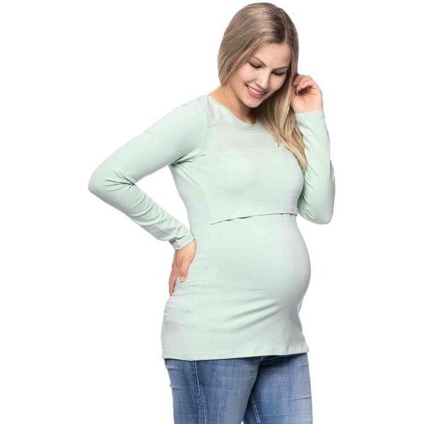 Milchshake 103 BASIC Umstands- und Stillshirt langarm aus Bio-Baumwolle