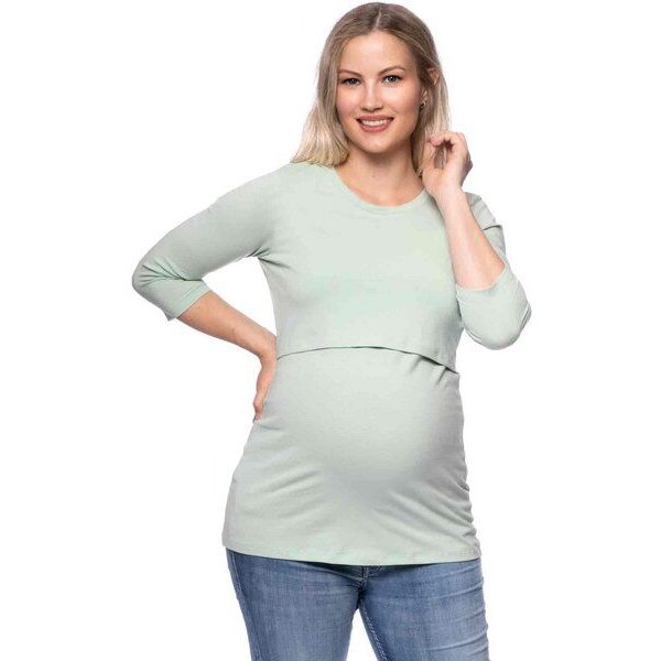 Milchshake 103 BASIC Umstands- und Stillshirt 3/4 Arm aus Bio-Baumwolle
