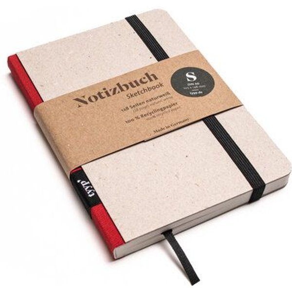 tyyp Notizbuch A6 – 100% Recyclingpapier – handmade – Klassik Öko