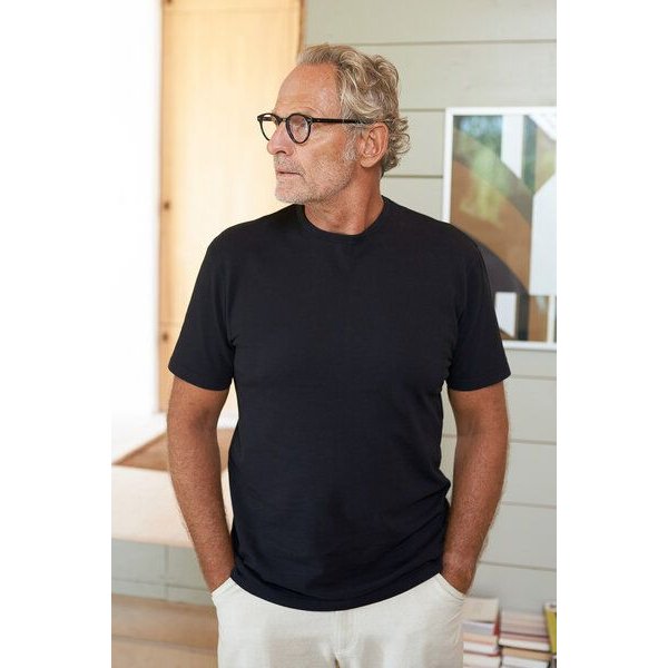 About Companions Basic T-Shirt LIRON aus Bio-Baumwollpiqué