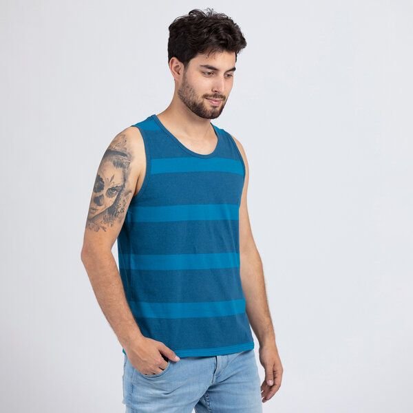 Lexi&Bö Melange Stripes Tank Top Herren