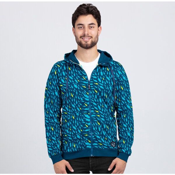 Lexi&Bö School of fish Zip Hoodie Herren