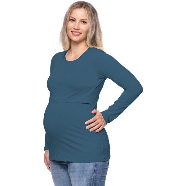 Milchshake 103 BASIC Umstands- und Stillshirt langarm aus Bio-Baumwolle