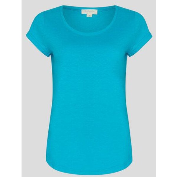 The Hemp Line Kurzarm T-Shirt mit runden Saum aus Hanf und Bio-Baumwolle (22116)