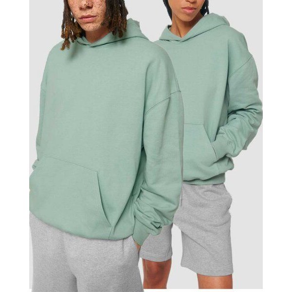YTWOO Oversized Unisex Hoodie mit Kängurutasche, Dry, nachhaltig, Bio-Baumwolle