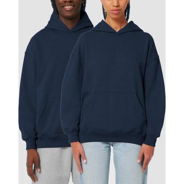 YTWOO Oversized Unisex Hoodie mit Kängurutasche, Dry, nachhaltig, Bio-Baumwolle