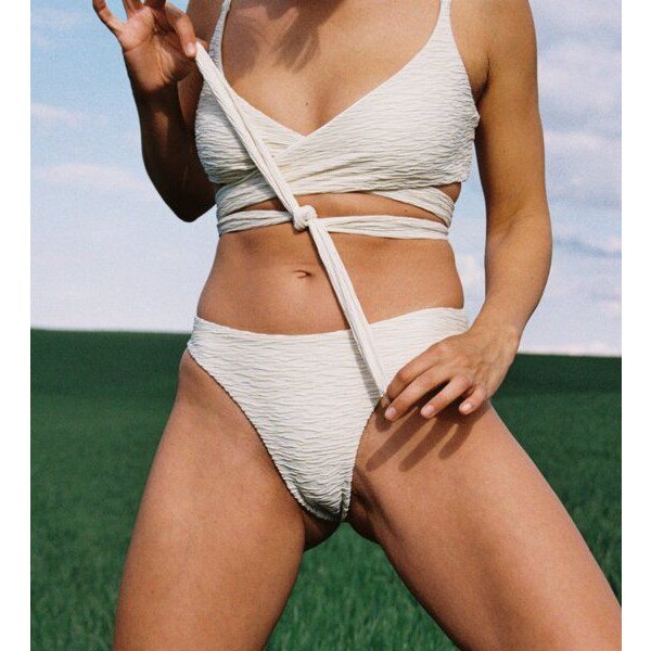 Anekdot Bikini Set Jacquard Lin Top + Skyline Slim Slip