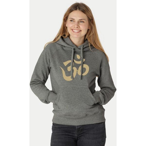 Peaces.bio - handbedruckte Biomode Bio-Damen-Kapuzensweater Om