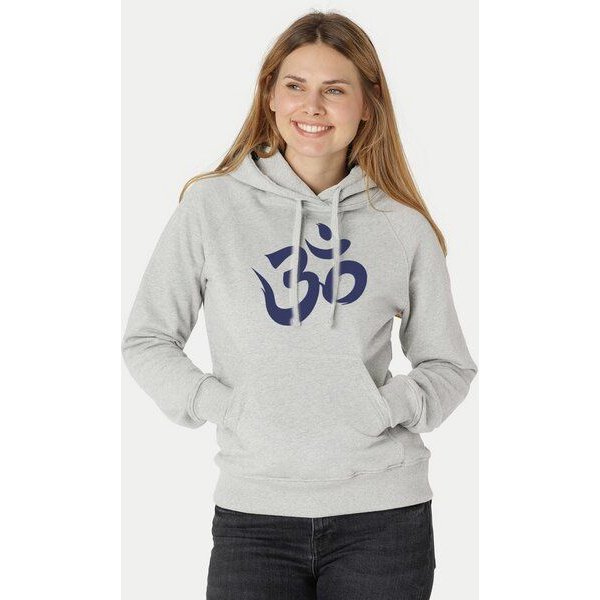 Peaces.bio - handbedruckte Biomode Bio-Damen-Kapuzensweater Om