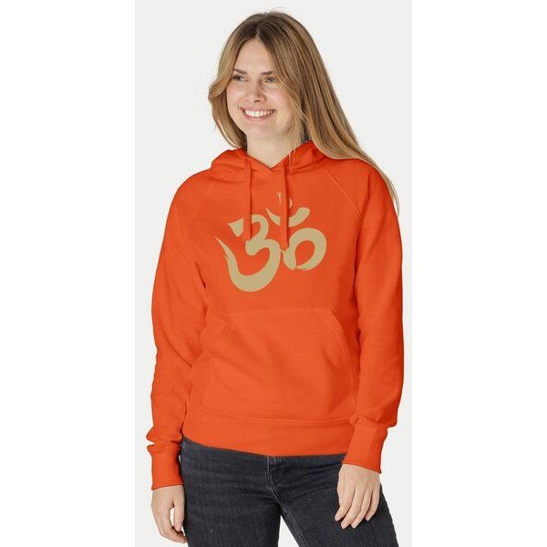 Peaces.bio - handbedruckte Biomode Bio-Damen-Kapuzensweater Om