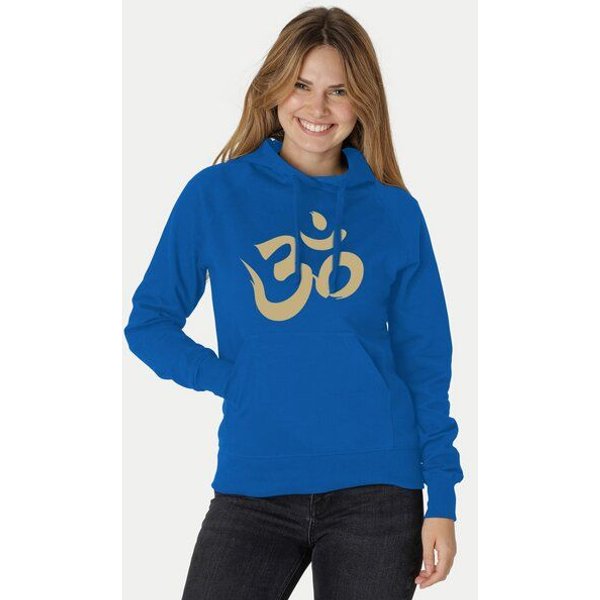 Peaces.bio - handbedruckte Biomode Bio-Damen-Kapuzensweater Om