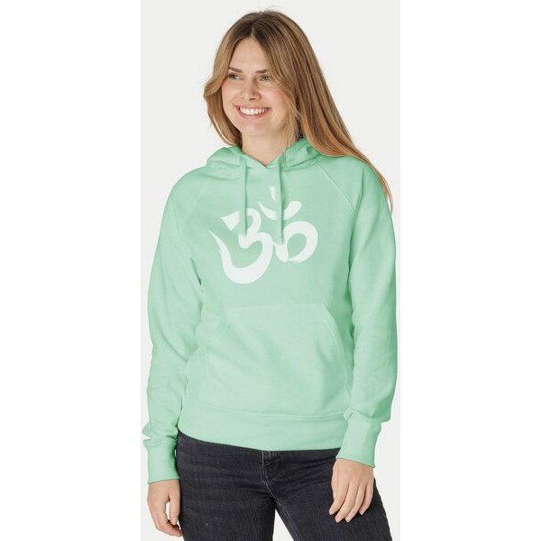 Peaces.bio - handbedruckte Biomode Bio-Damen-Kapuzensweater Om