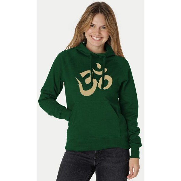 Peaces.bio - handbedruckte Biomode Bio-Damen-Kapuzensweater Om