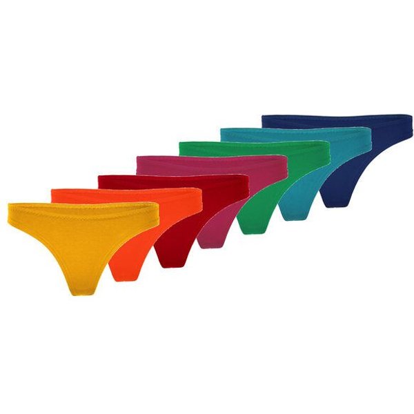 Frija Omina 7er Set Bio-String Pur uni