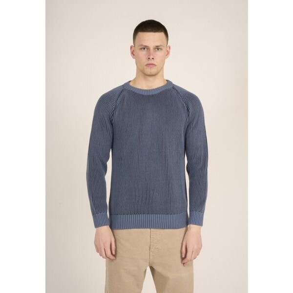 KnowledgeCotton Apparel Strickpullover TWO TONED aus Bio-Baumwolle