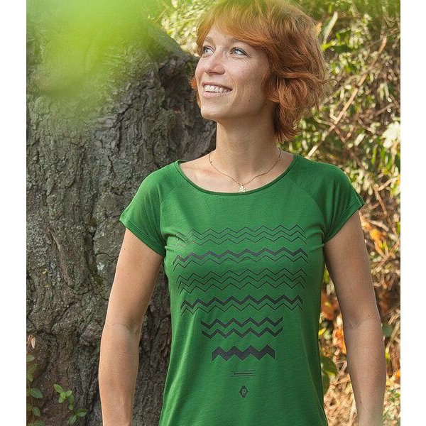 päfjes ZickZack Zacken - Fair gehandeltes Tencel Frauen T-Shirt