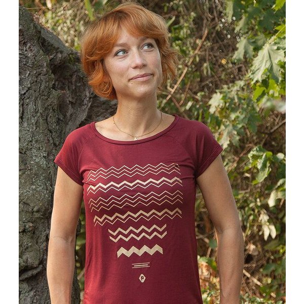 päfjes ZickZack Zacken - Fair gehandeltes Tencel Frauen T-Shirt