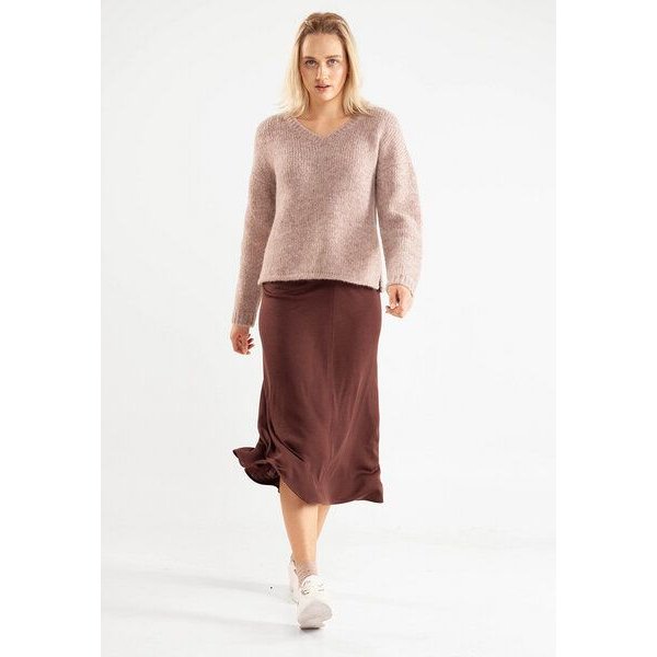 Alma & Lovis Midi-Rock aus Tencel und Wolle | Wool-Ten Rock