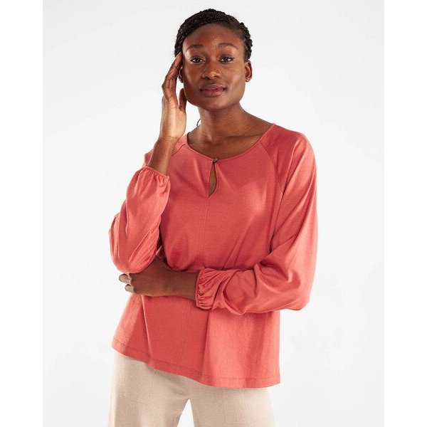Alma & Lovis Feminines Blusenshirt aus Bio-Baumwolle | Raglan Blouse