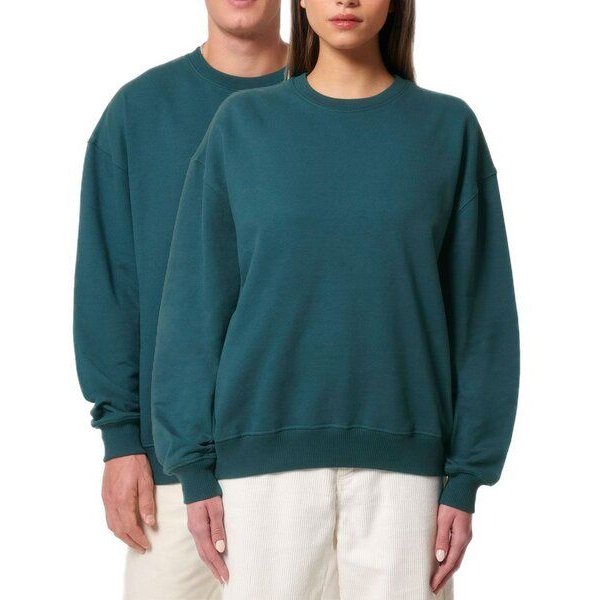 YTWOO Oversized Sweatshirt aus reiner Bio-Baumwolle, Dry Handfeel
