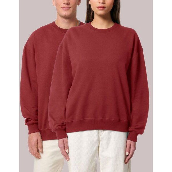 YTWOO Oversized Sweatshirt aus reiner Bio-Baumwolle, Dry Handfeel