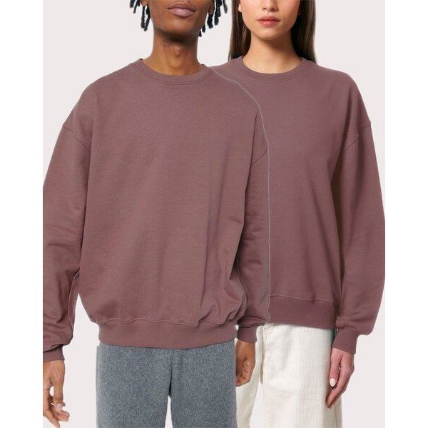YTWOO Oversized Sweatshirt aus reiner Bio-Baumwolle, Dry Handfeel