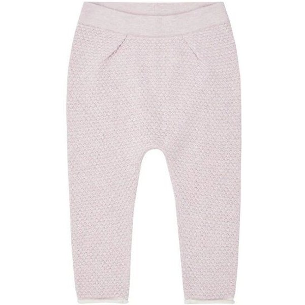 sense-organics Baby-Strickleggings Wabenmuster Pablo in rose von Sense Organics GOTS