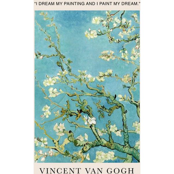 Photocircle Wandbild / Kunstdruck / Poster / Leinwand - I Dream My Painting And I Paint My Dream (Vincent van Gogh)