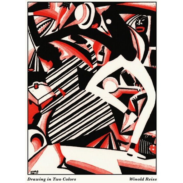Photocircle Wandbild / Kunstdruck / Poster / Leinwand - Drawing in Two Colors