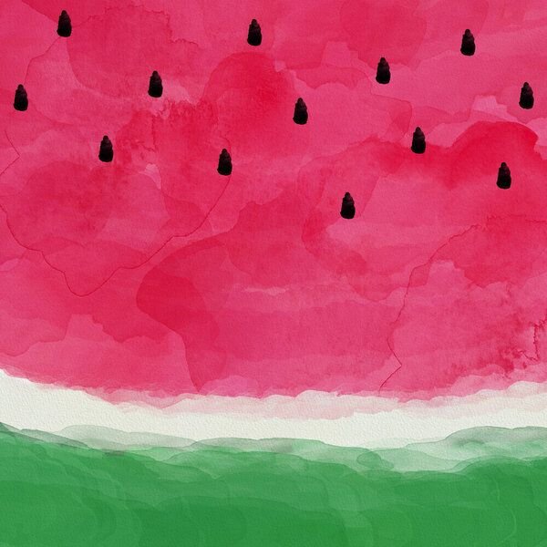 Photocircle Wandbild / Kunstdruck / Poster / Leinwand - Watermelon Abstract