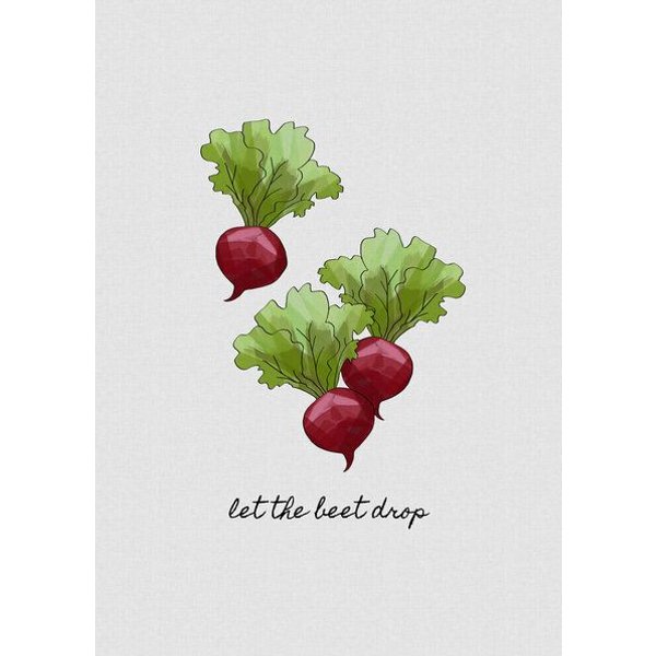 Photocircle Wandbild / Kunstdruck / Poster / Leinwand - Let The Beet Drop
