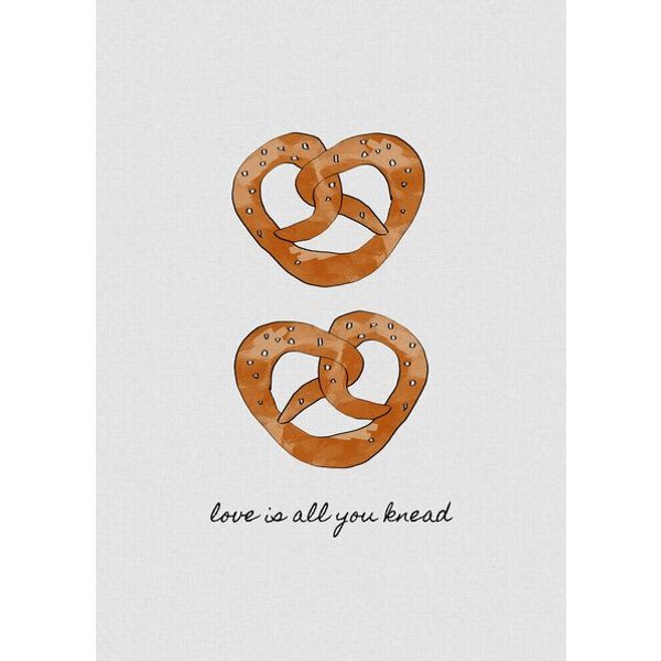 Photocircle Wandbild / Kunstdruck / Poster / Leinwand - Love Is All You Knead