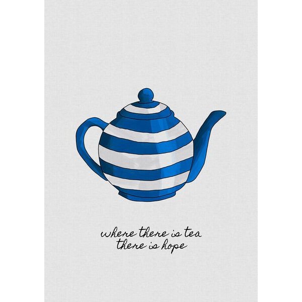 Photocircle Wandbild / Kunstdruck / Poster / Leinwand - Where There Is Tea, There Is Hope