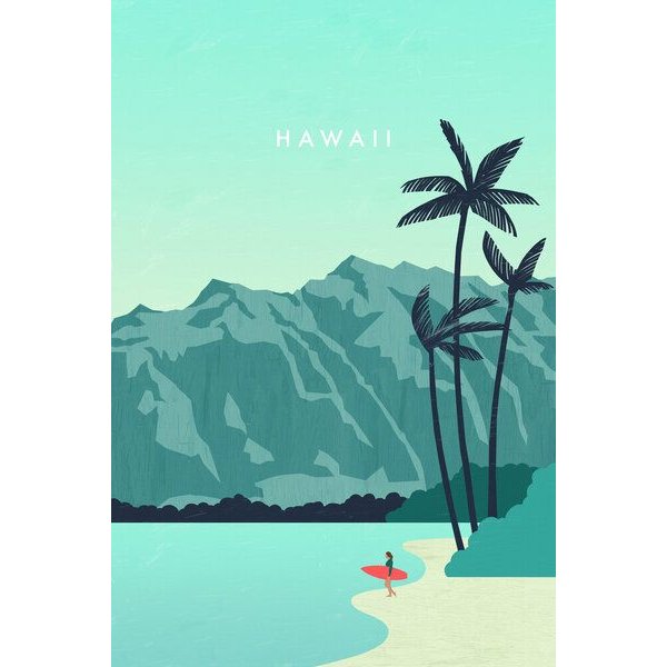 Photocircle Wandbild / Kunstdruck / Poster / Leinwand - Hawaii