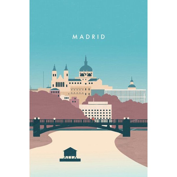 Photocircle Wandbild / Kunstdruck / Poster / Leinwand - Madrid