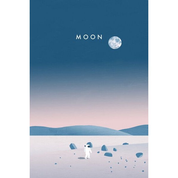 Photocircle Wandbild / Kunstdruck / Poster / Leinwand - Mond